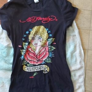 Ed Hardy women's fitted t-shirt